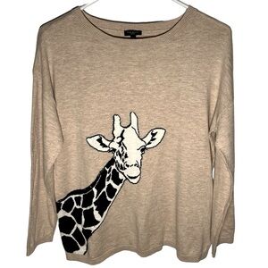 New Talbots Giraffe Sweater